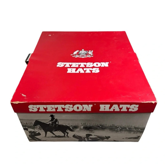 Vintage Stetson 7 3/8 5X Brown Cowboy Hat - Picture 16 of 16